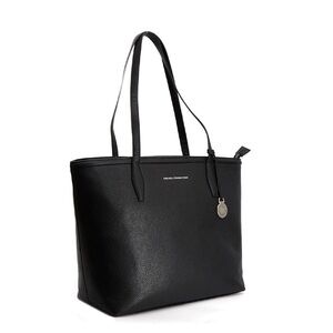 French Connection Bethan Pebble Tote Black 12X14X6 in. Brand New Dust Bag Incl.